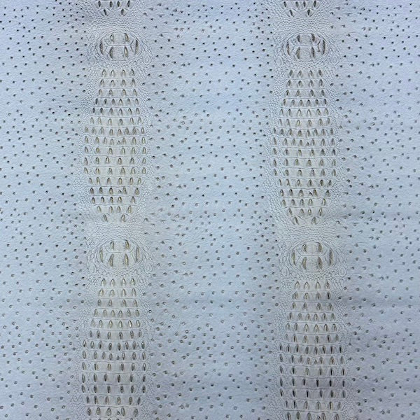 Faux Leather Vinyl Fabric Gatorich II Style, Felt Backed, 54/56" Width, Stiff Texture for Crafts