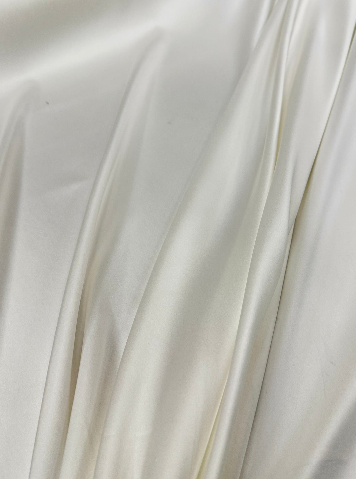 Ivory Stretch Crepe Back Satin