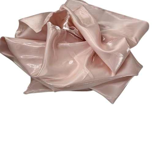 Bridal Satin Fabric Crystalized Reflective Liquid