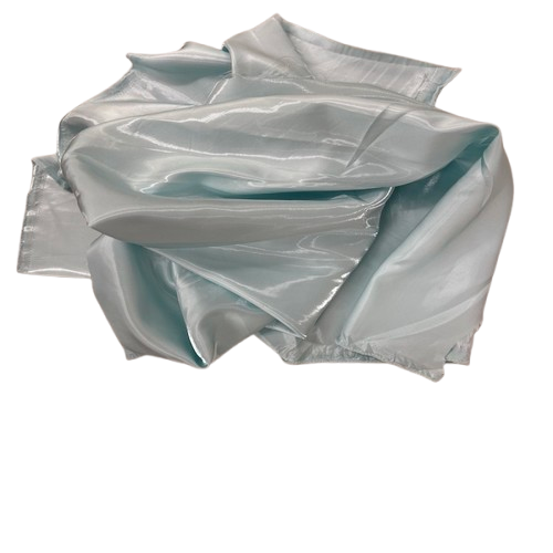 Crystalized Reflective Liquid Bridal Satin Fabric - 100 Percent Polyester Fabric, Solid, 59/60" Width (1 Yard)