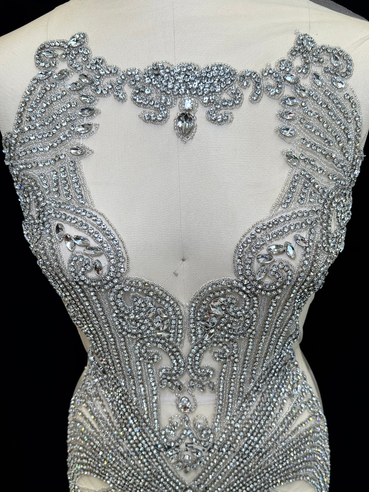 Rhinestone Bodice Applique