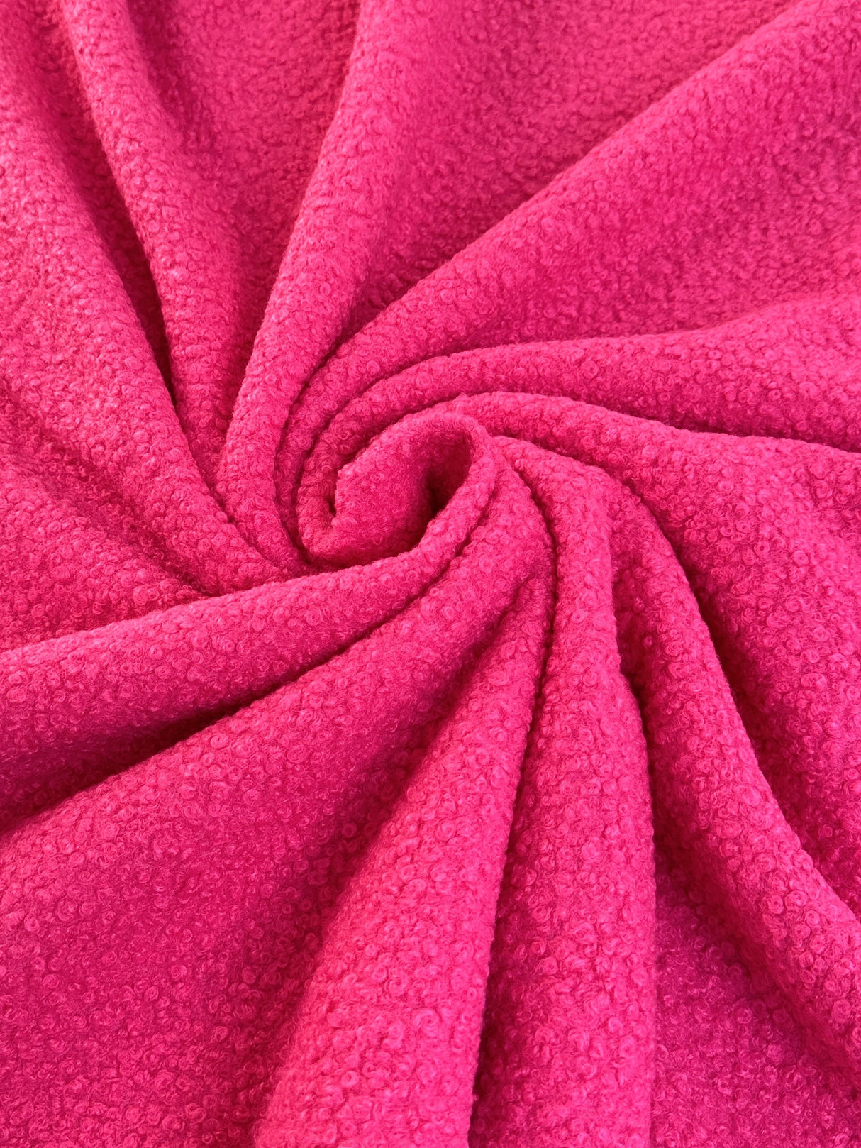 Hot Pink Premium Lamb Faux Wool