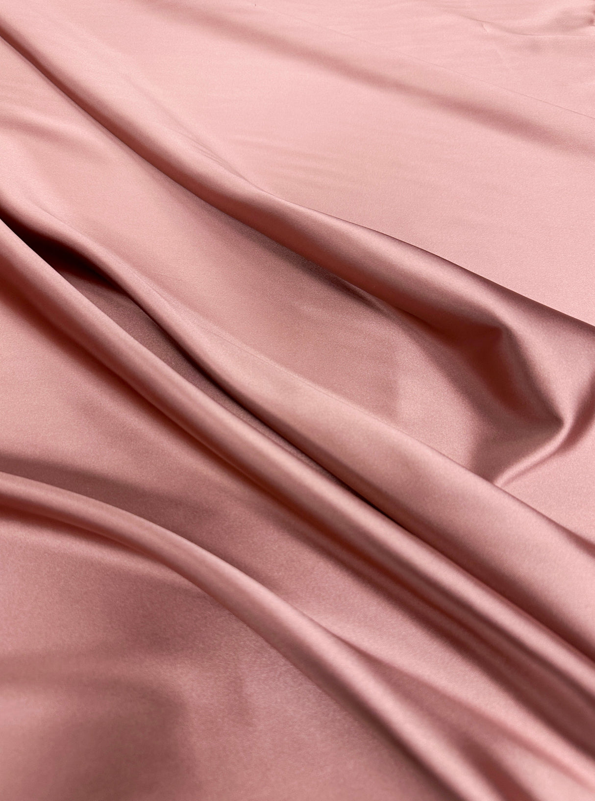 Stretch Crepe Back Satin Rust Rose