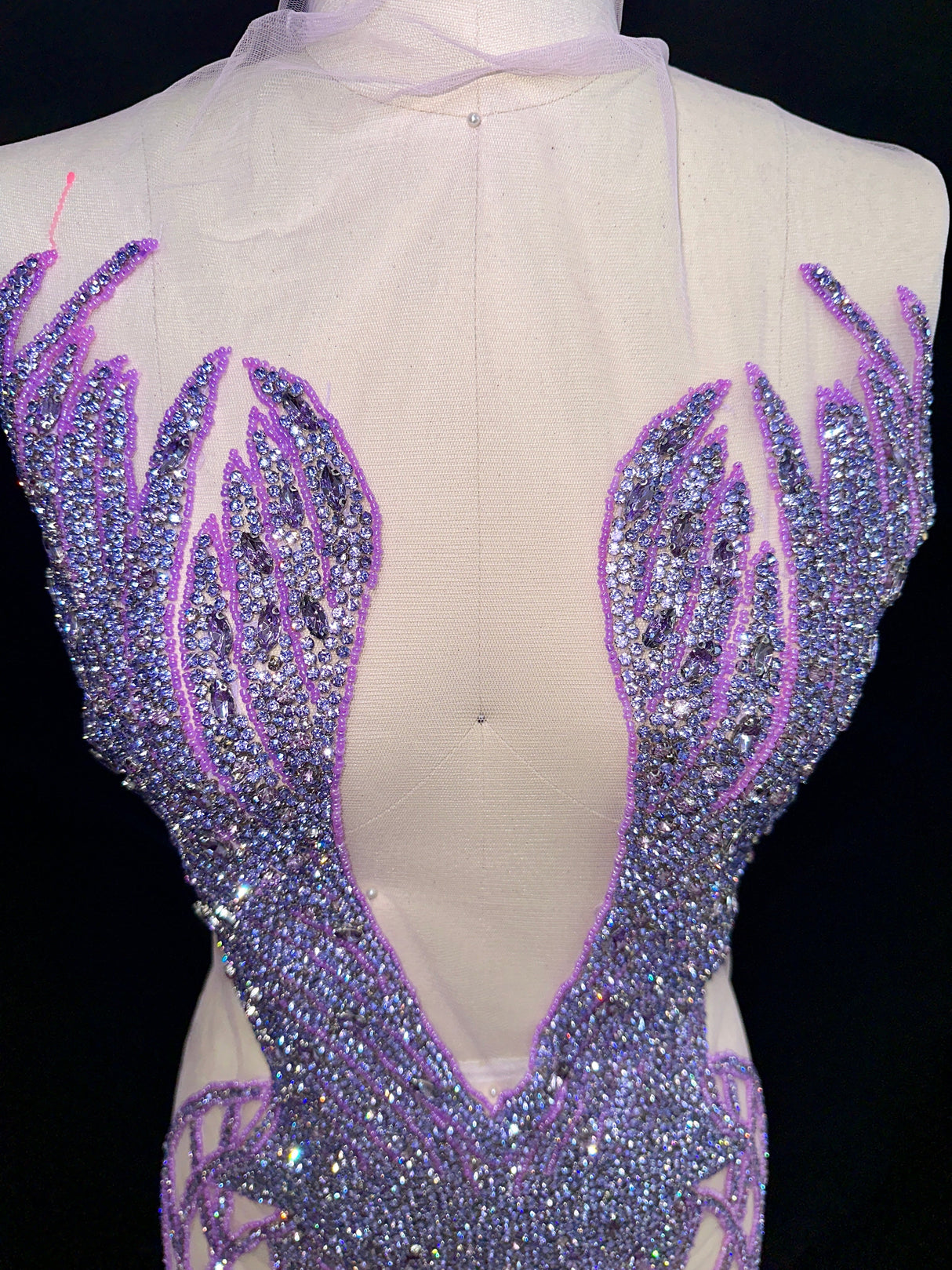 Rhinestone Bodice Applique