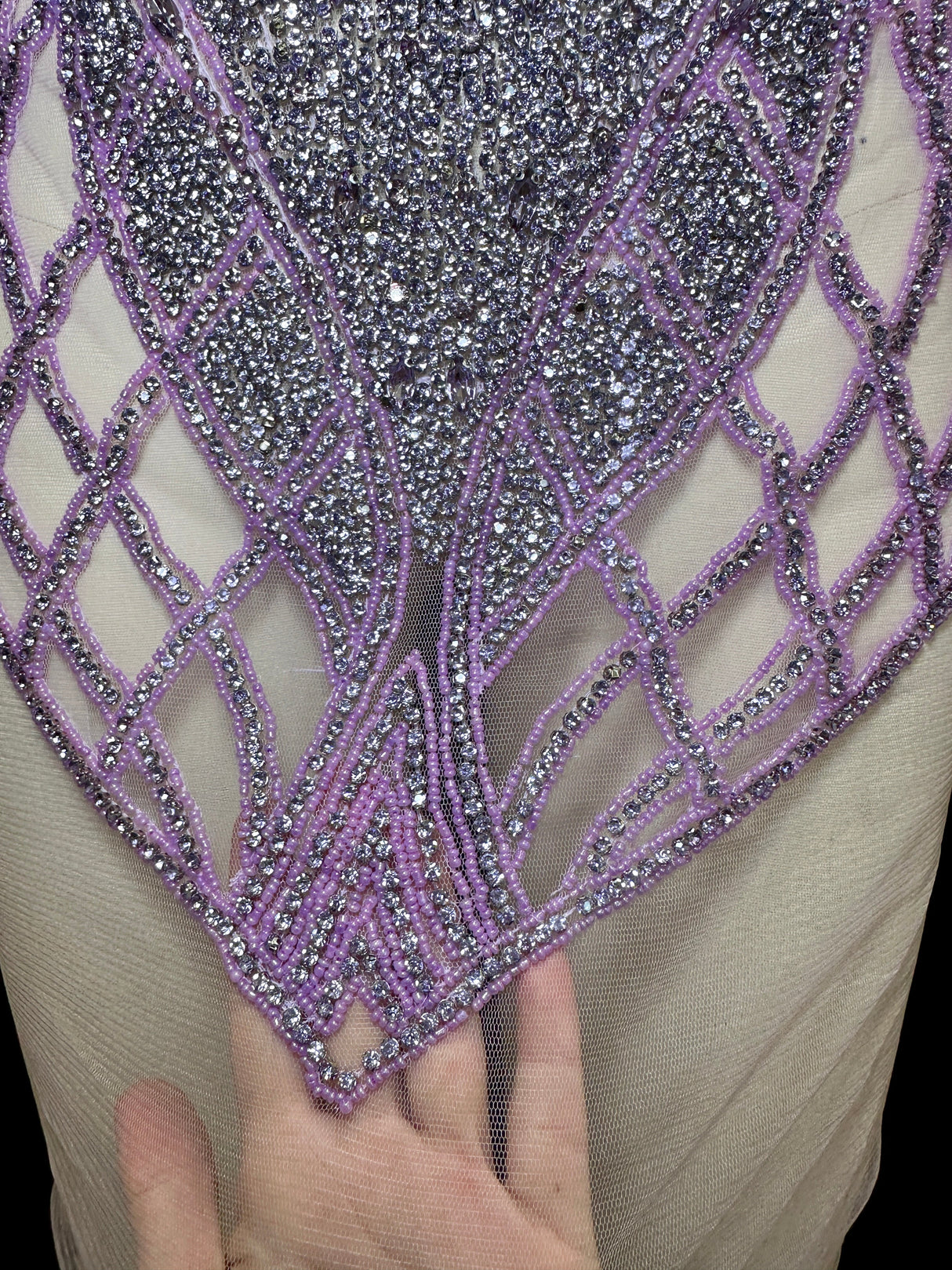 Rhinestone Bodice Applique