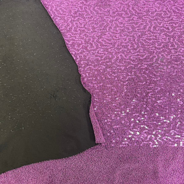 Metallic Lurex Stretch Sequins Fabric