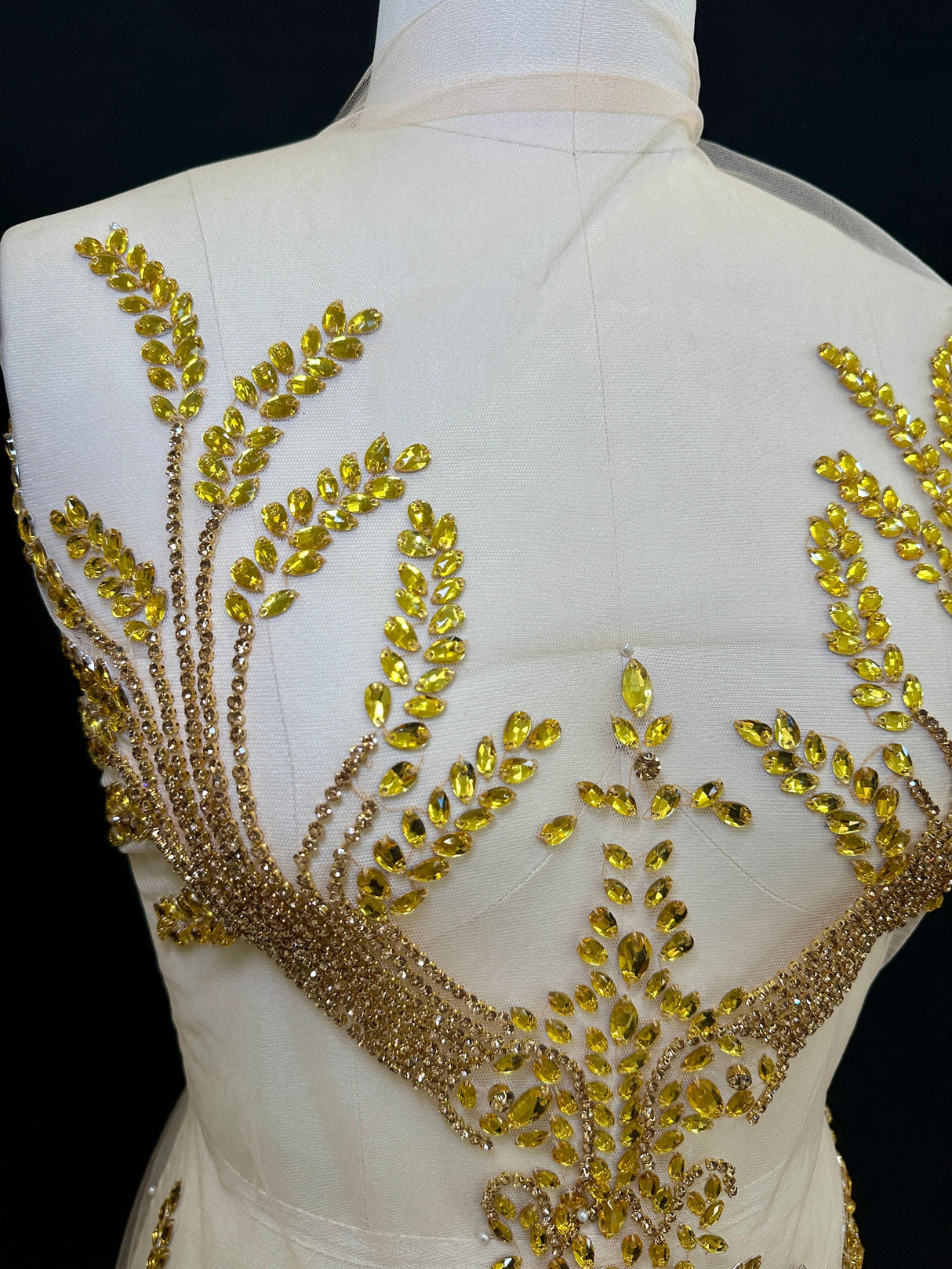 Rhinestone Bodice Applique