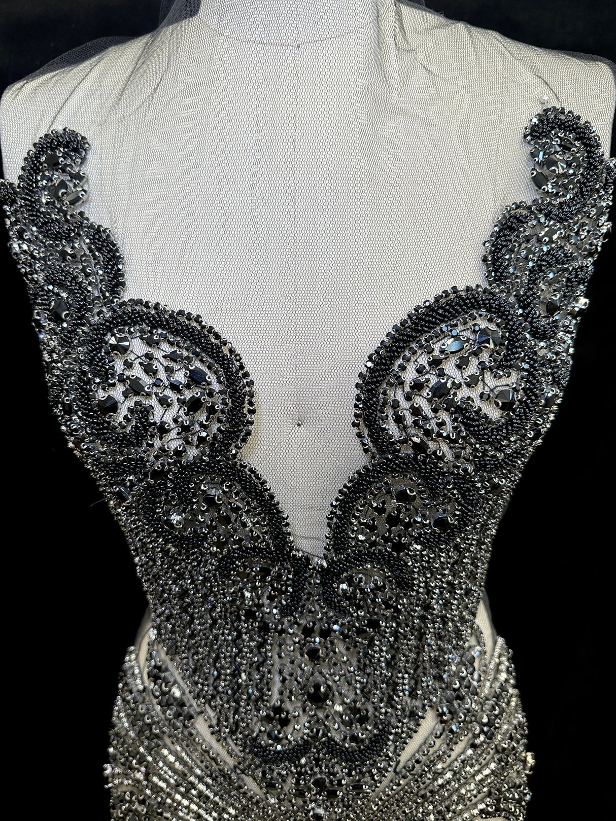 Rhinestone Bodice Applique