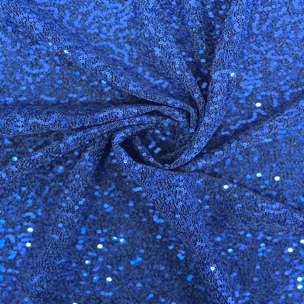 Metallic Lurex Stretch Sequins Fabric
