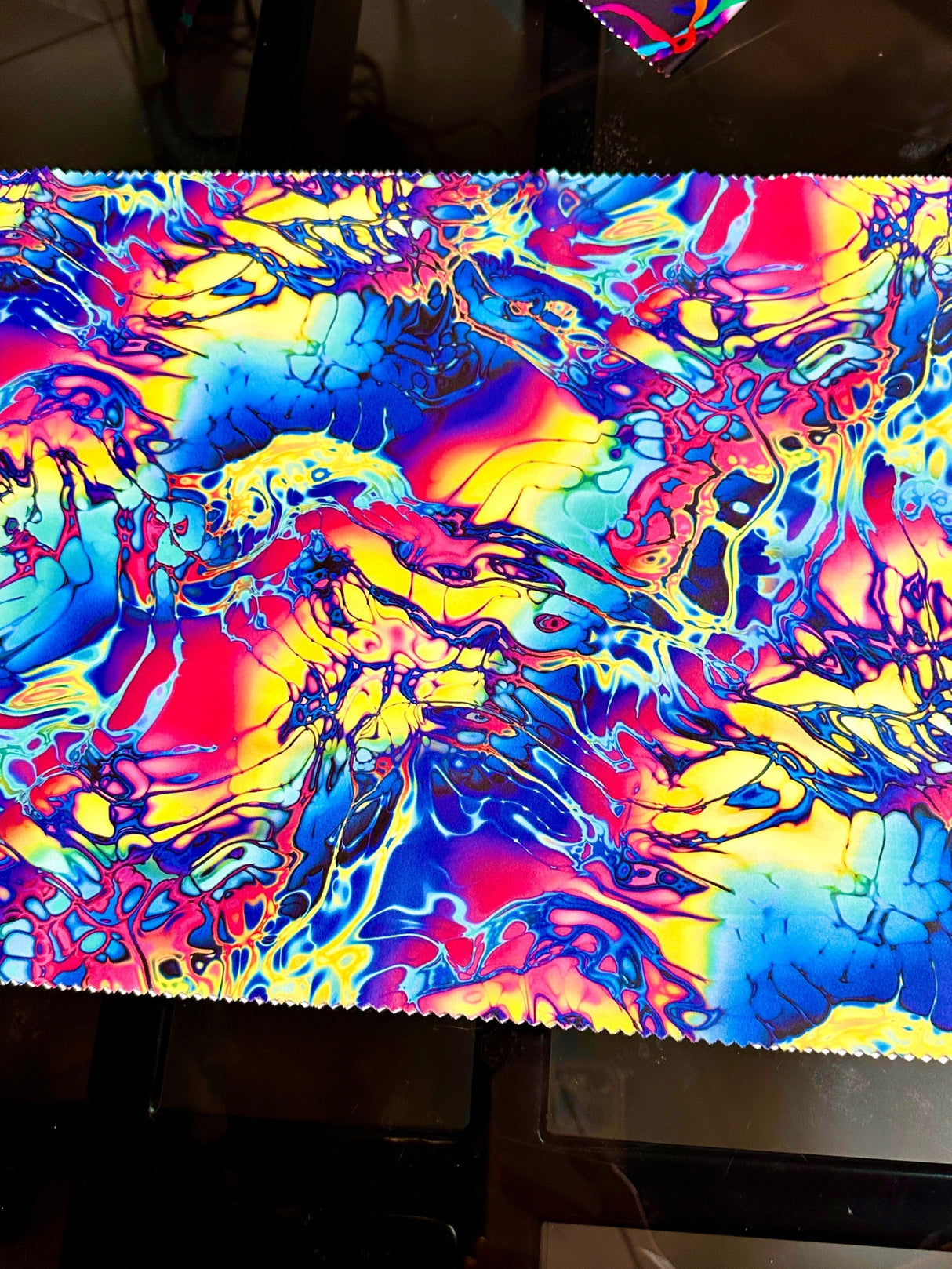 Printed Nylon Spandex Graffiti Print