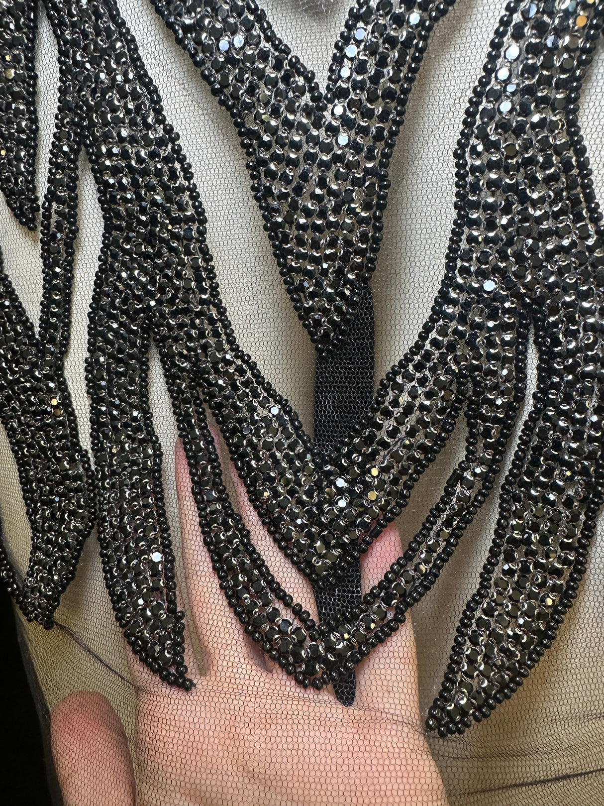 Rhinestone Bodice Applique
