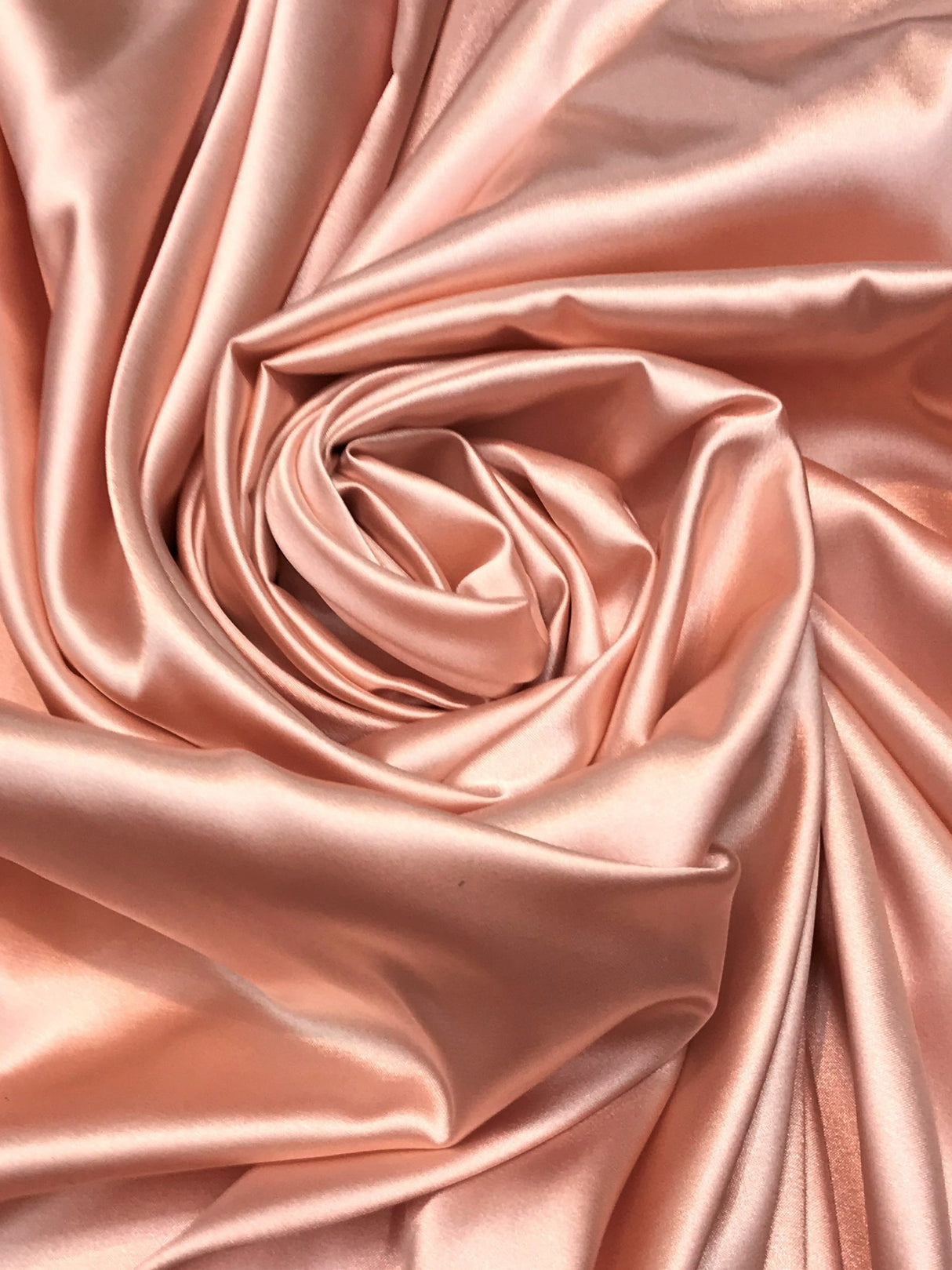 Blush Pink Stretch Charmeuse Fabric - Blush Pink, 59" Width (1 Yard)