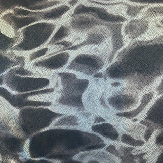Polyester Spandex Fabric Sea Wave Hologram 4-Way Stretch