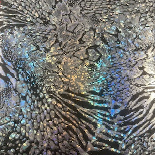 Nylon Spandex Animal Hologram Foil Fabric 60"