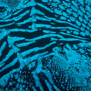 Nylon Spandex Animal Hologram Foil Fabric 60"