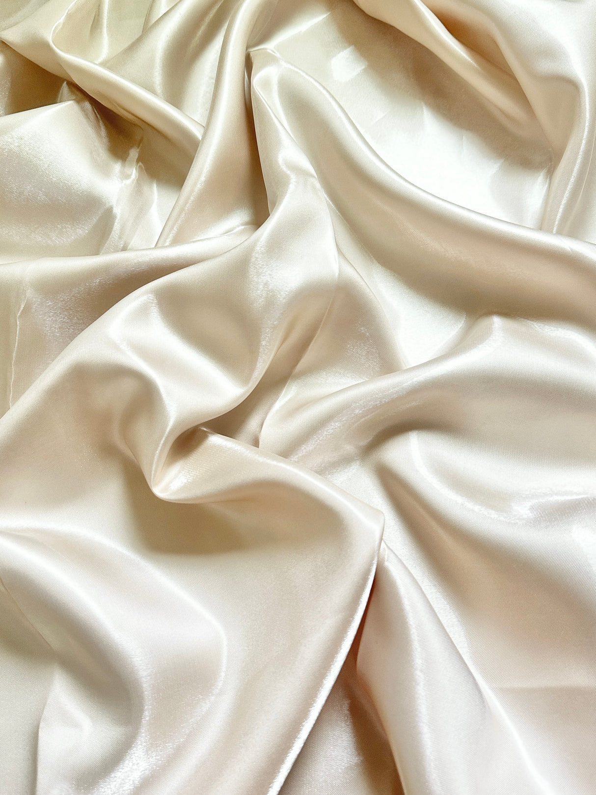 Liquid Bridal Satin Tapioca
