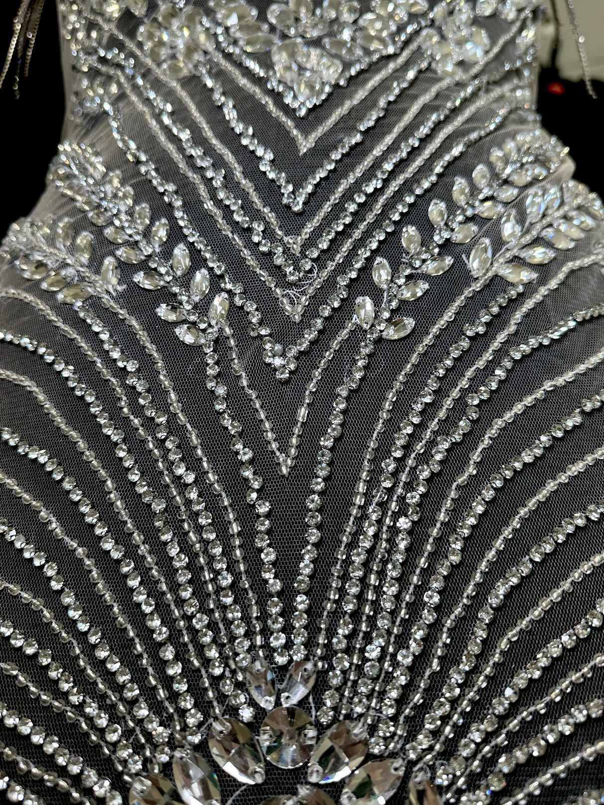 Rhinestone Bodice Applique