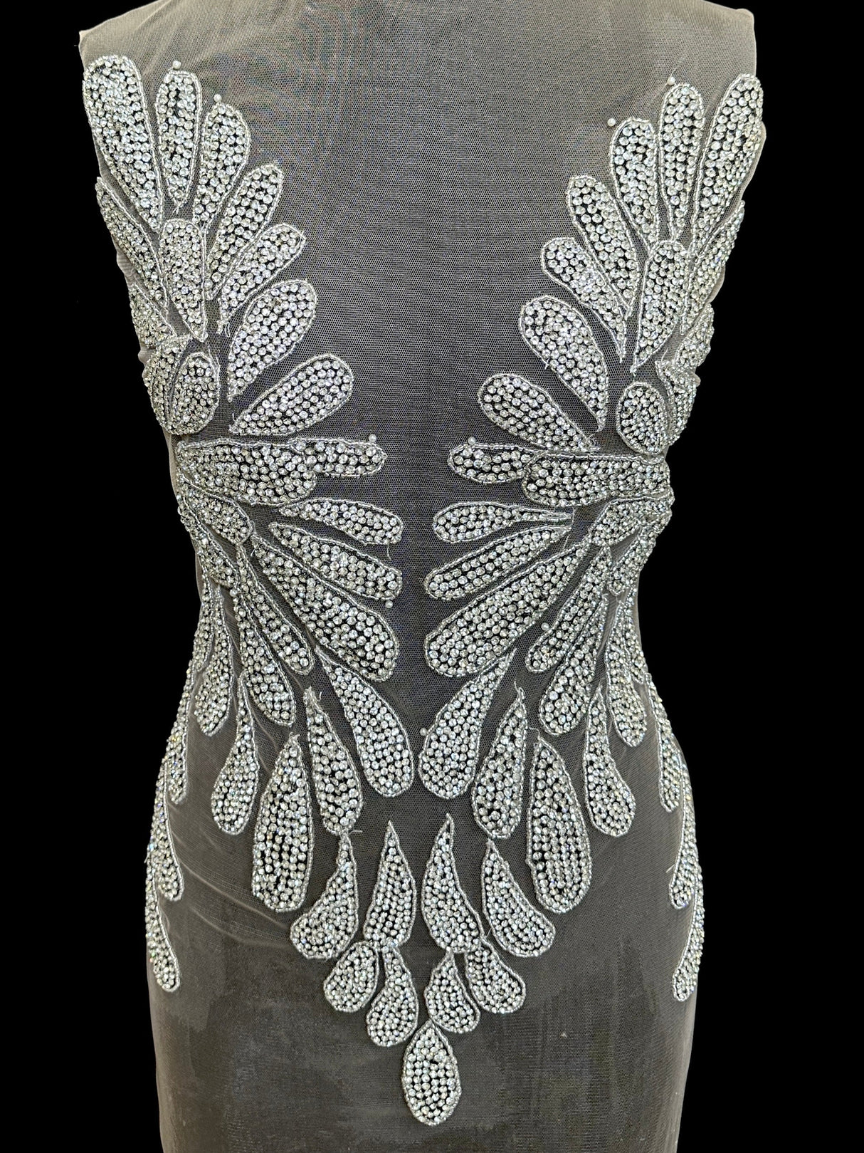 Rhinestone Bodice Applique