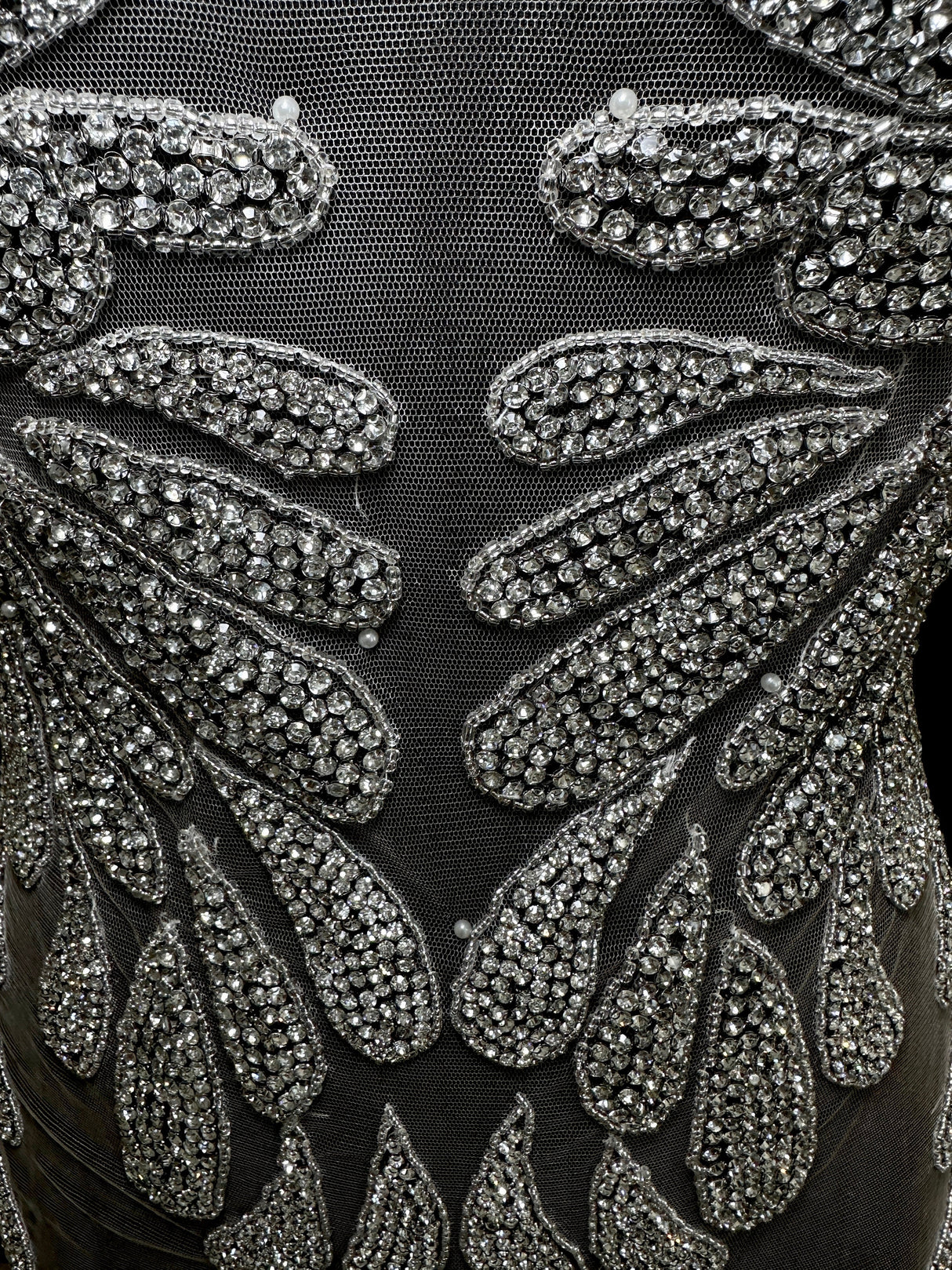Rhinestone Bodice Applique