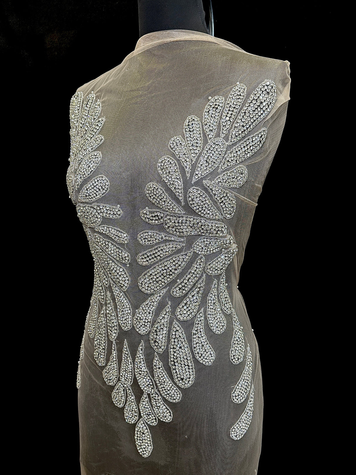 Rhinestone Bodice Applique