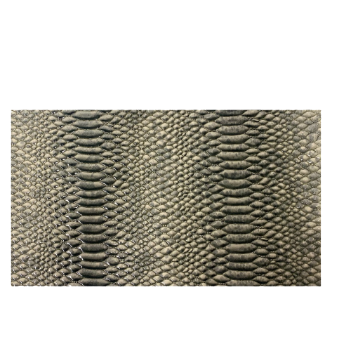 Culebra Patent 3D Embossed Snake Skin Vinyl Fabric - 3D Embossed Snake Skin, 54" Width (1 Yard)