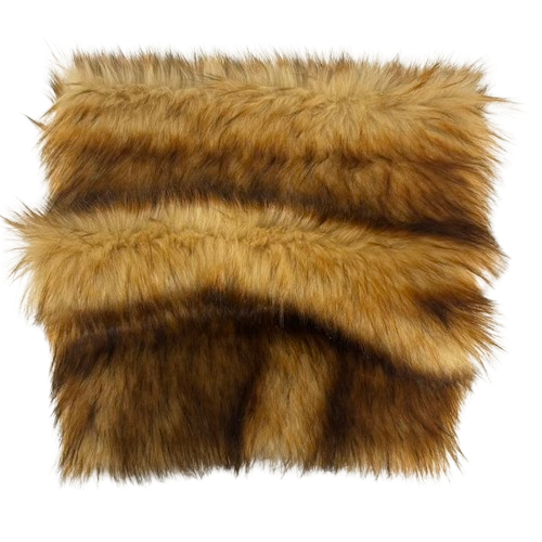 Frost Tipped Husky Faux Fur Fabric - Beige, Black, Brown, Gold, 60" Width, 2" Pile Length (1 Yard)