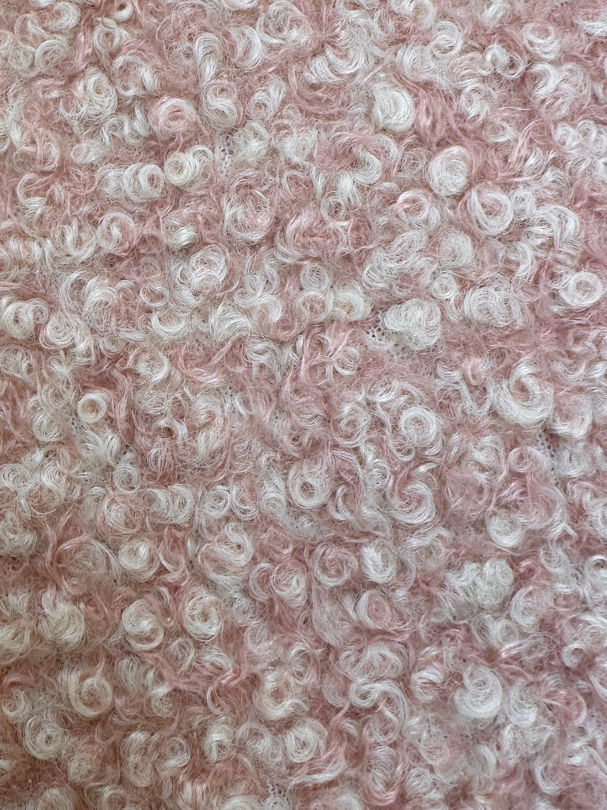 Blush Pink Premium Faux Wool