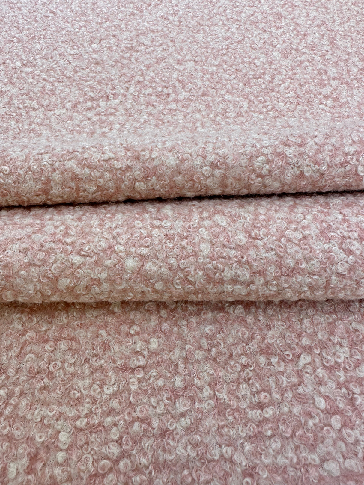 Blush Pink Premium Faux Wool