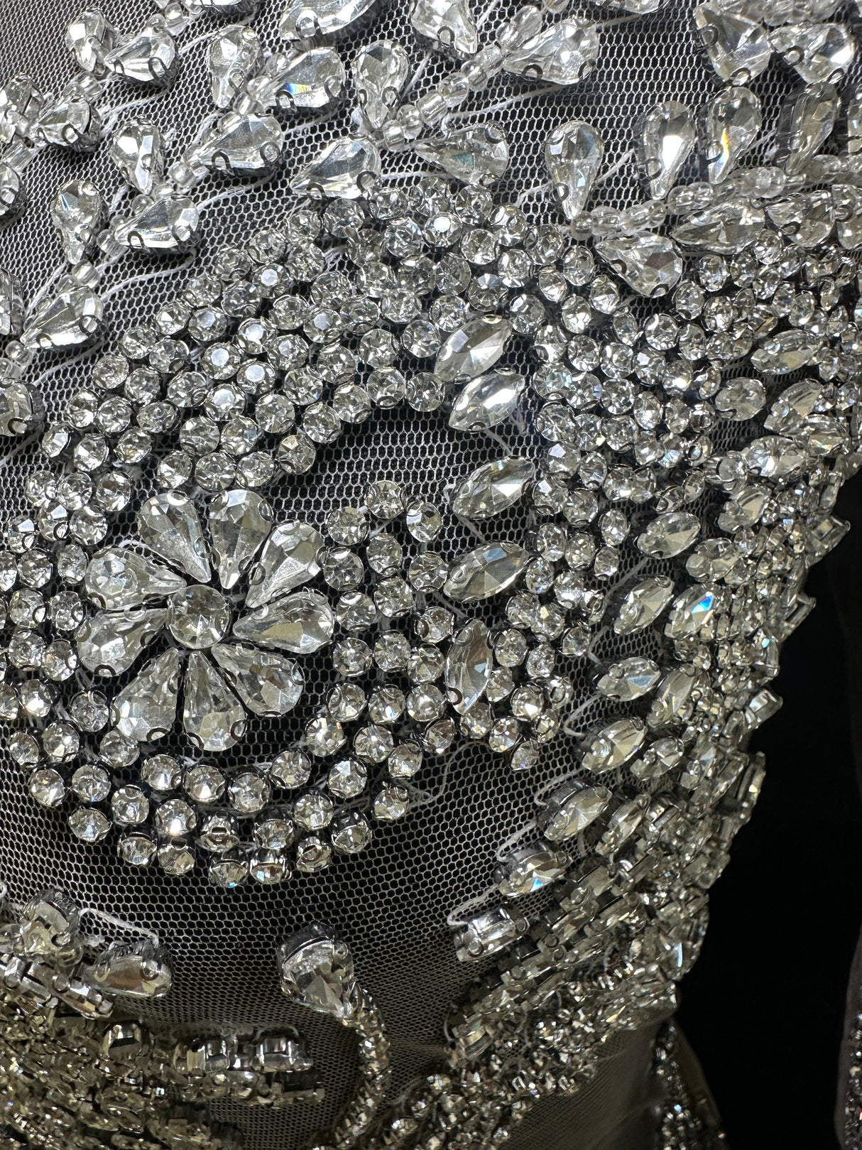 Rhinestone Bodice Applique