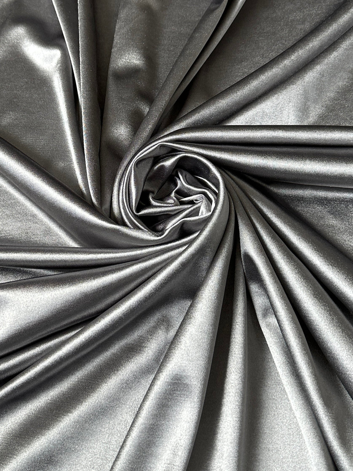 Shiny Nylon Spandex Silver
