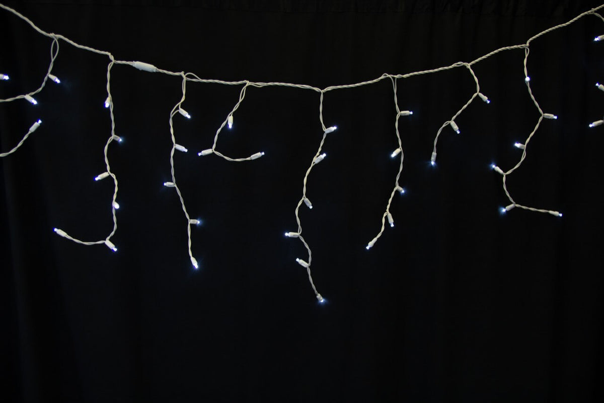 5MM Icicle Lights - Pure White