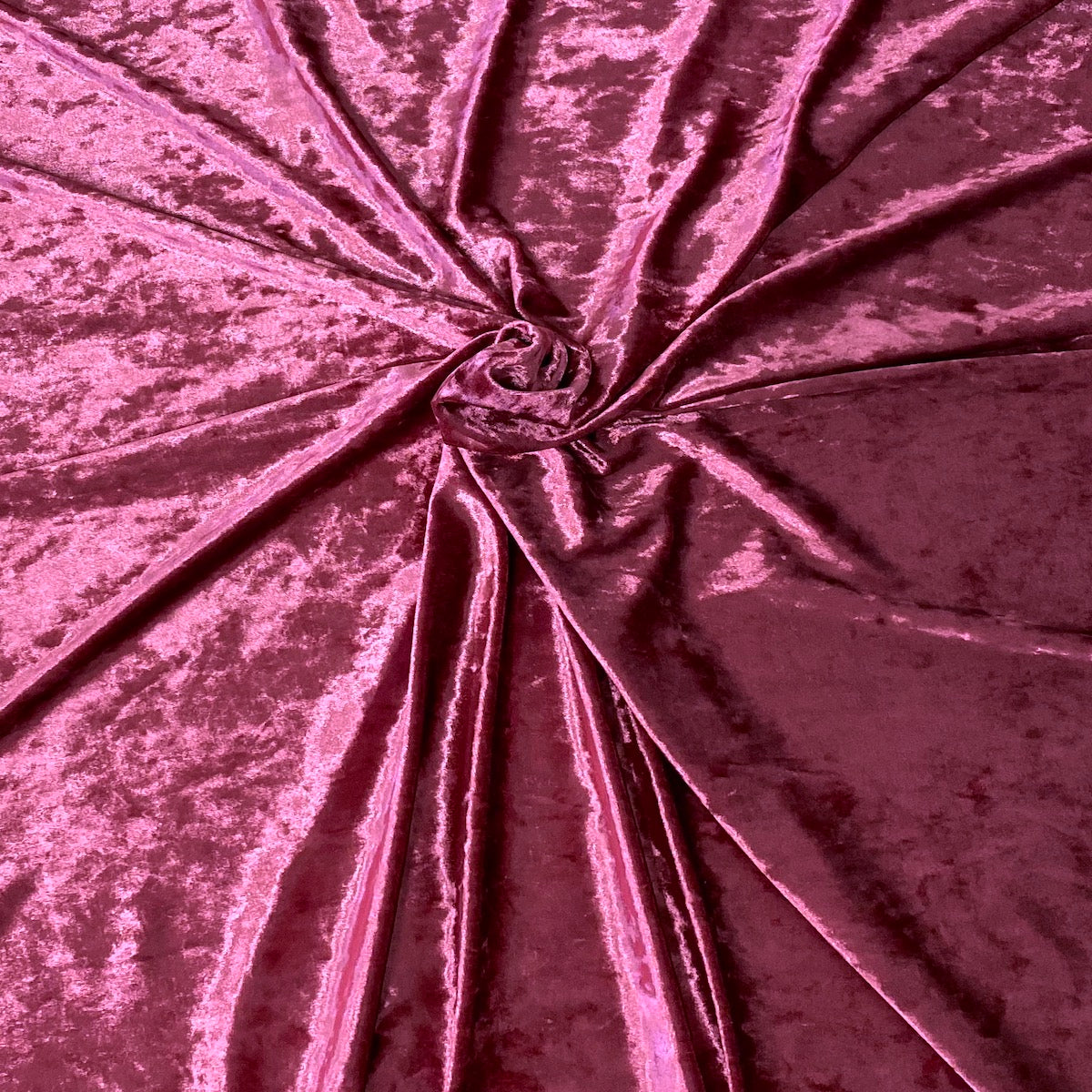 Crushed Stretch Velvet Fabric by the Yard