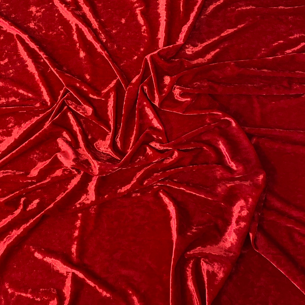 Crushed Stretch Velvet Fabric by the Yard