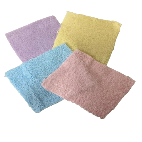 Sherpa Faux Fur Polyester Fabric - Solid, 60" Width (1 Yard)