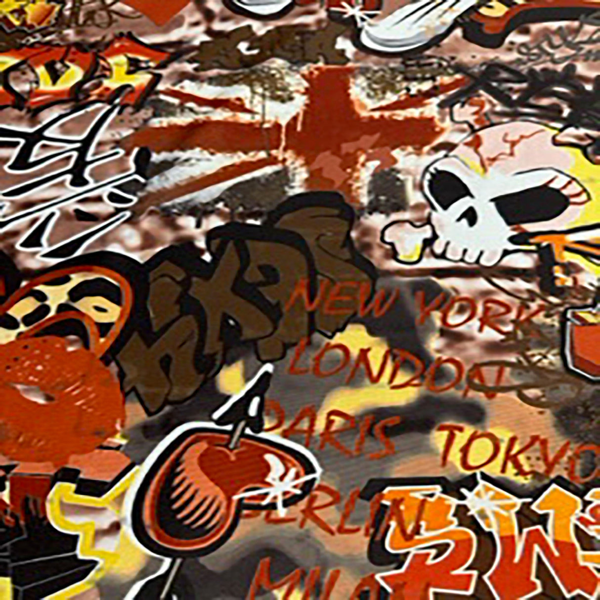 Polyester Spandex Graphic Print Fabric 4-Way Stretch 60"