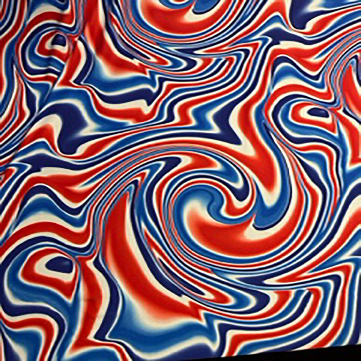 Polyester Spandex Water Paint Print Fabric 60"