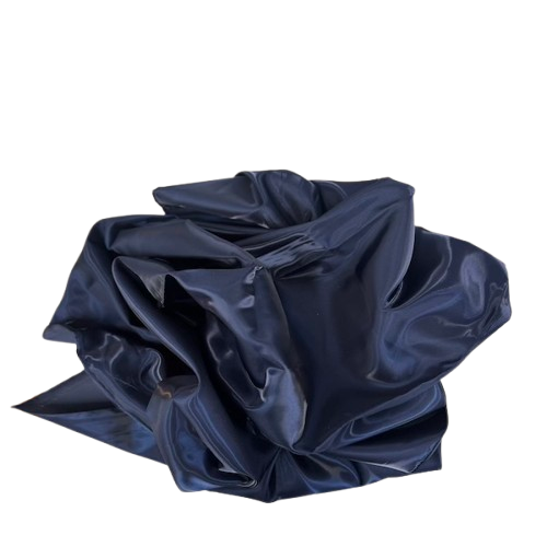 Crystalized Reflective Liquid Bridal Satin Fabric - 100 Percent Polyester Fabric, Solid, 59/60" Width (1 Yard)