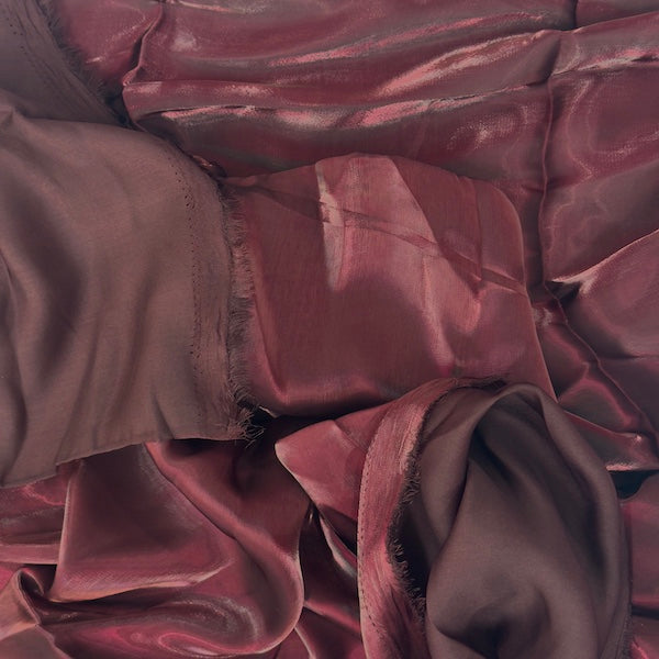 Reflective Faux Silk Chiffon Fabric