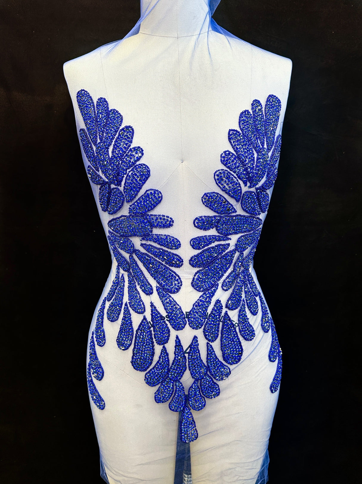 Rhinestone Bodice Applique