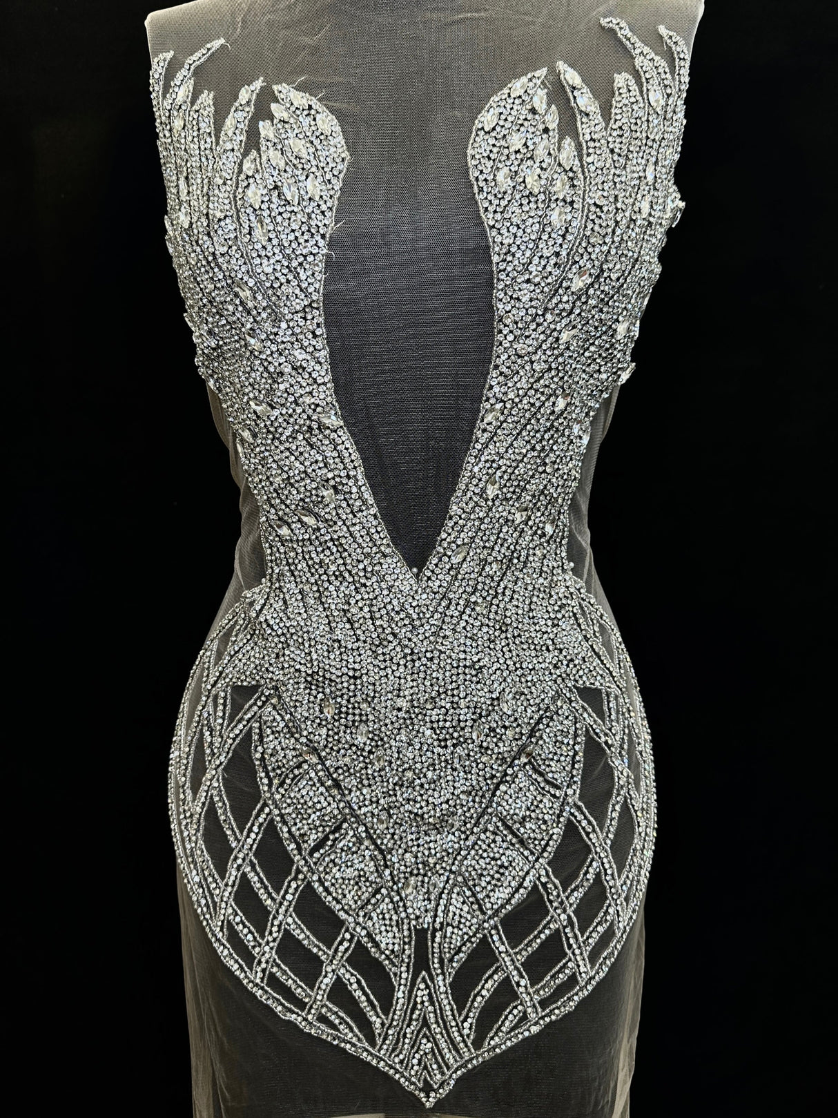 Rhinestone Bodice Applique