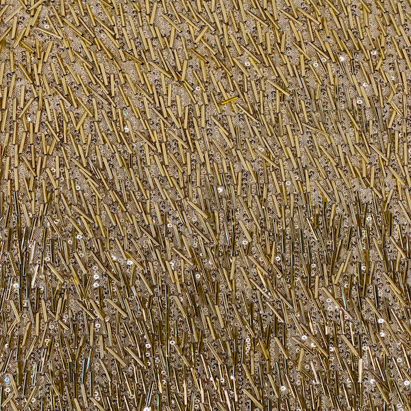 Stretch Sequins Fabric French Fringe