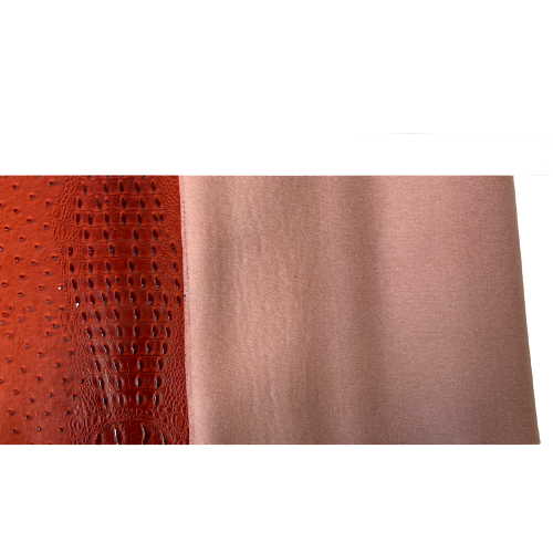 Faux Leather Vinyl Fabric Gatorich II Style, Felt Backed, 54/56" Width, Stiff Texture for Crafts