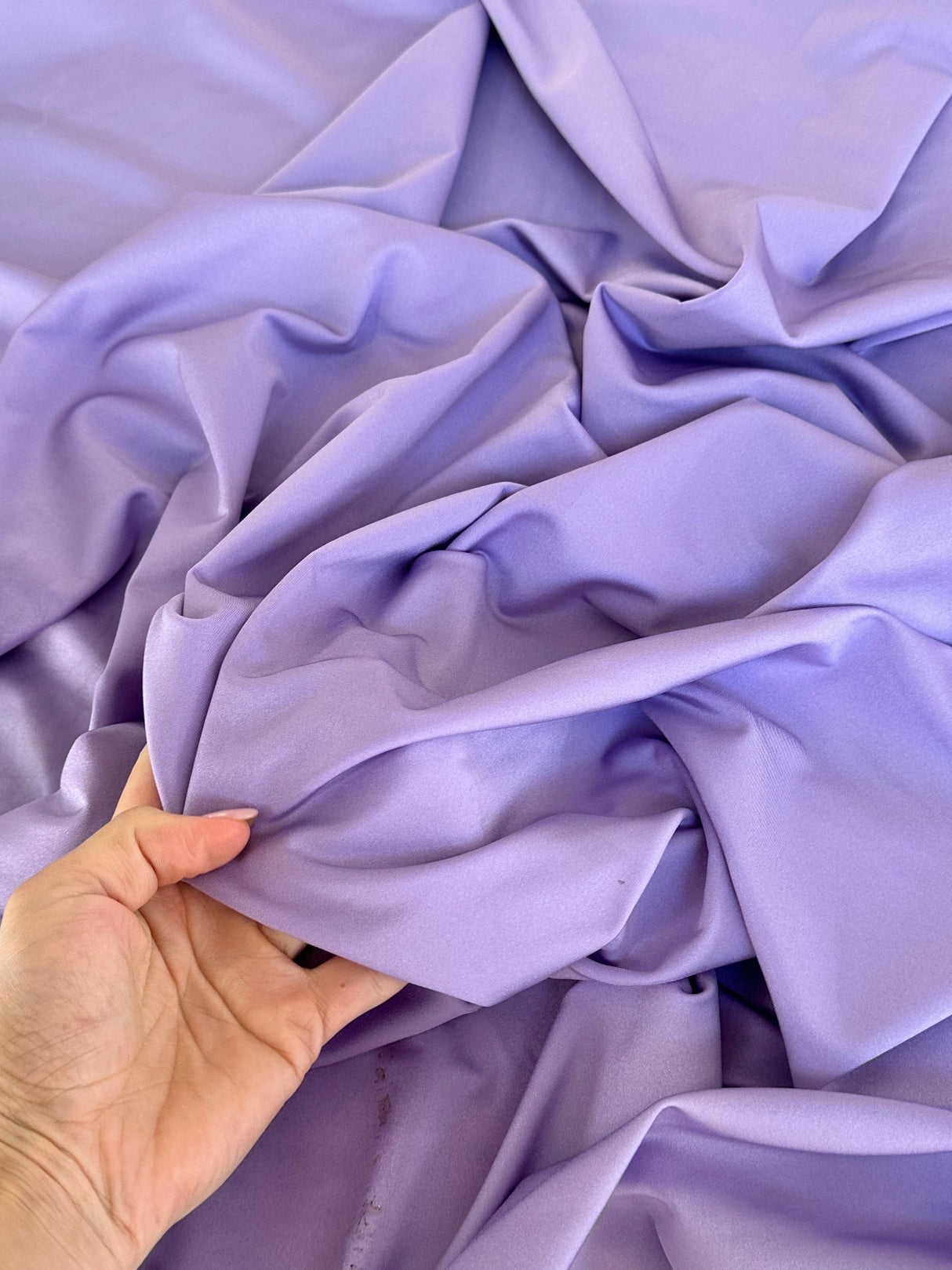 Shiny Nylon Spandex Lilac