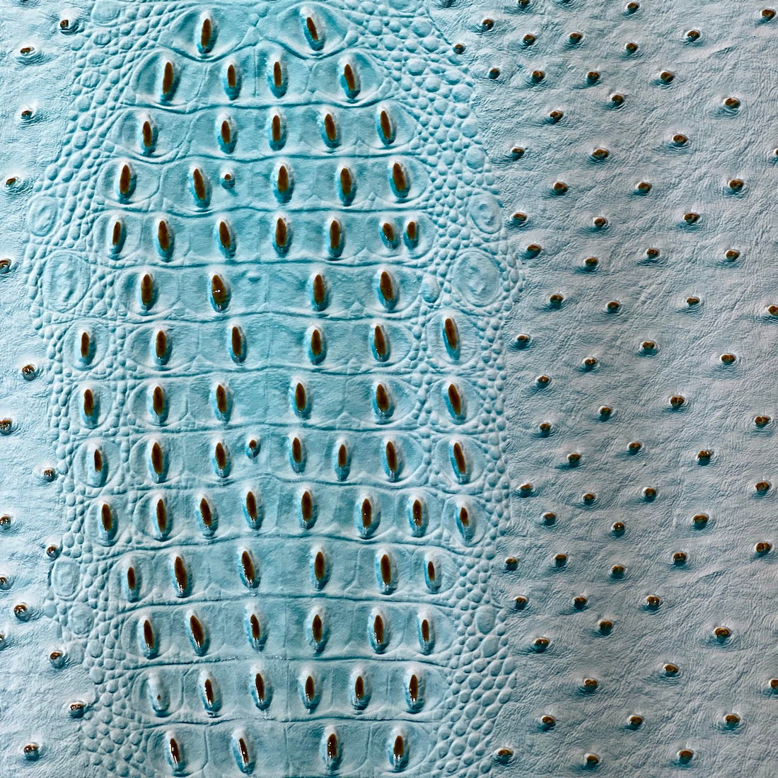 Faux Leather Vinyl Fabric Gatorich II Style, Felt Backed, 54/56" Width, Stiff Texture for Crafts