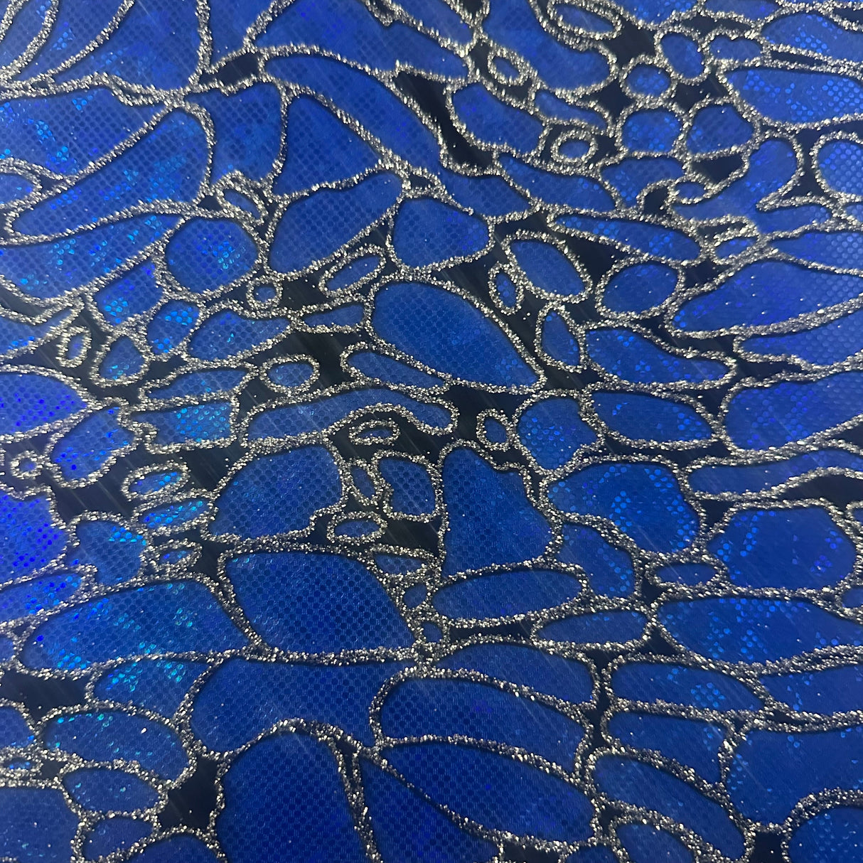 Nylon Spandex Maze Hologram Fabric 60"