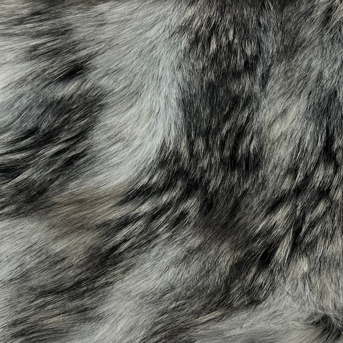Faux Fur Fabric Wolf Striped 60" Wide