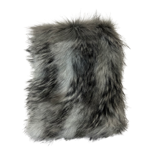 Faux Fur Fabric Wolf Striped 60" Wide