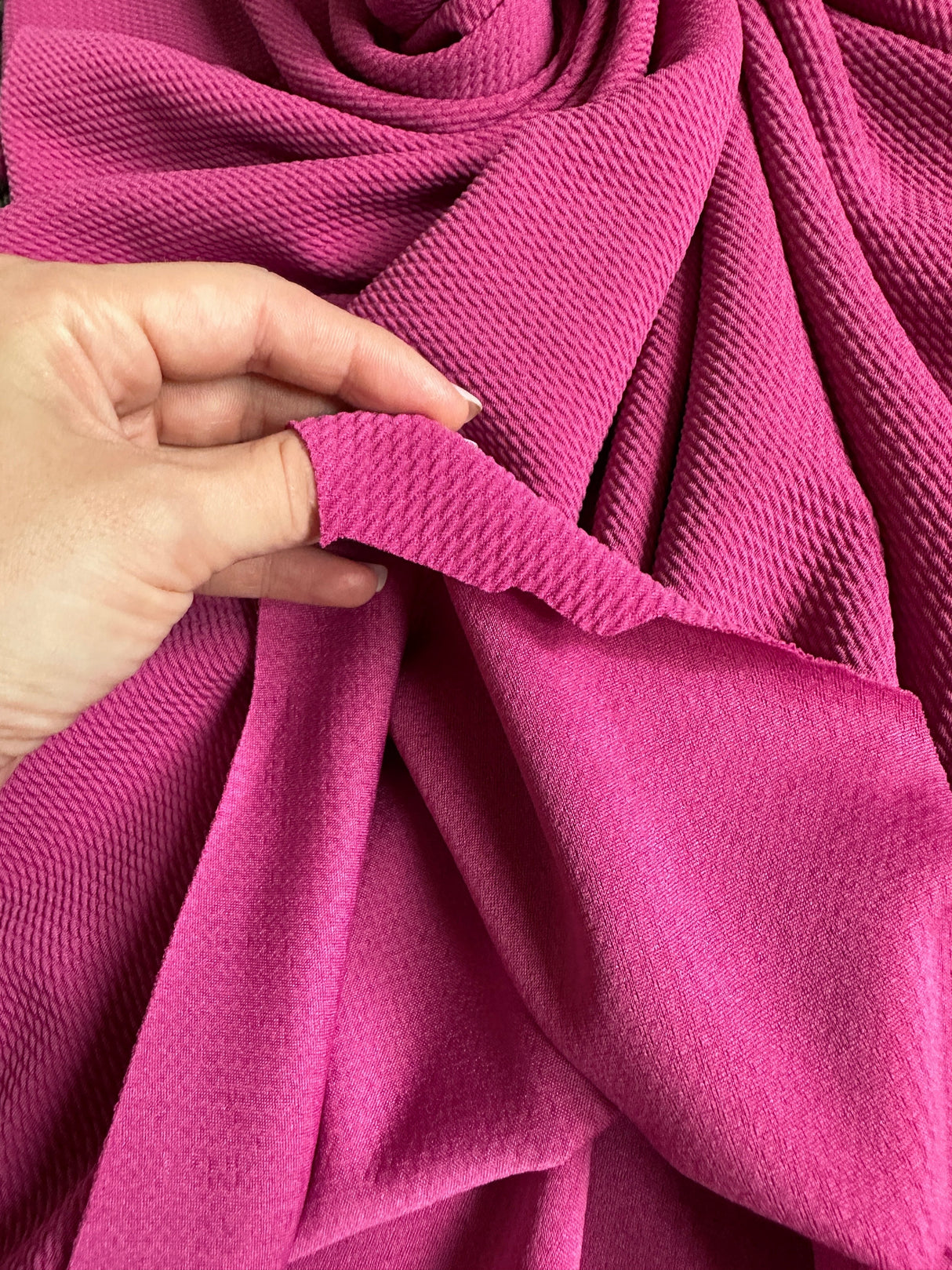 Magenta Liverpool Knit