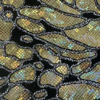 Nylon Spandex Maze Hologram Fabric 60"
