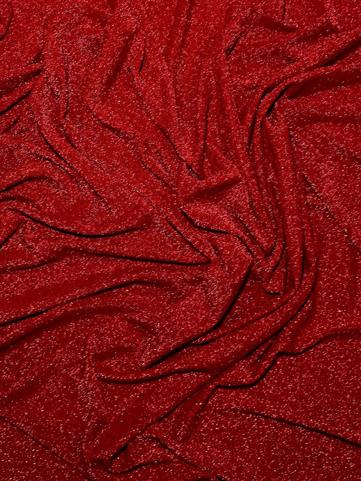 Stretch Metallic Lurex Knit Burgundy